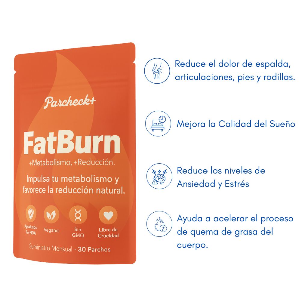 FATBURN® | Parches naturales para perder peso y mejorar la movilidad.