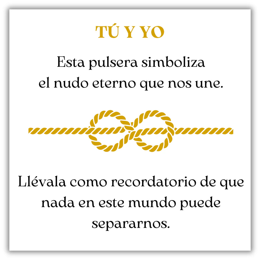 Pulsera de Vínculo Eterno - Para Personas que se Aman por Siempre